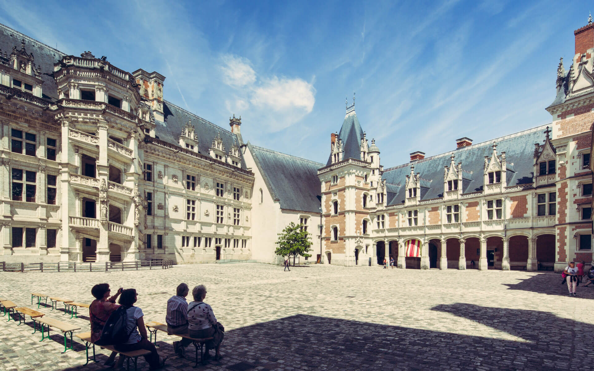 Illustration pour la visite virtuelle du chateau de Blois